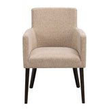 Chaise de salle à manger HUDSON en chêne massif, disponible dans divers tissus