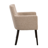 Chaise de salle à manger HUDSON en chêne massif, disponible dans divers tissus