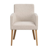 Chaise de salle à manger HUDSON en chêne massif, disponible dans divers tissus