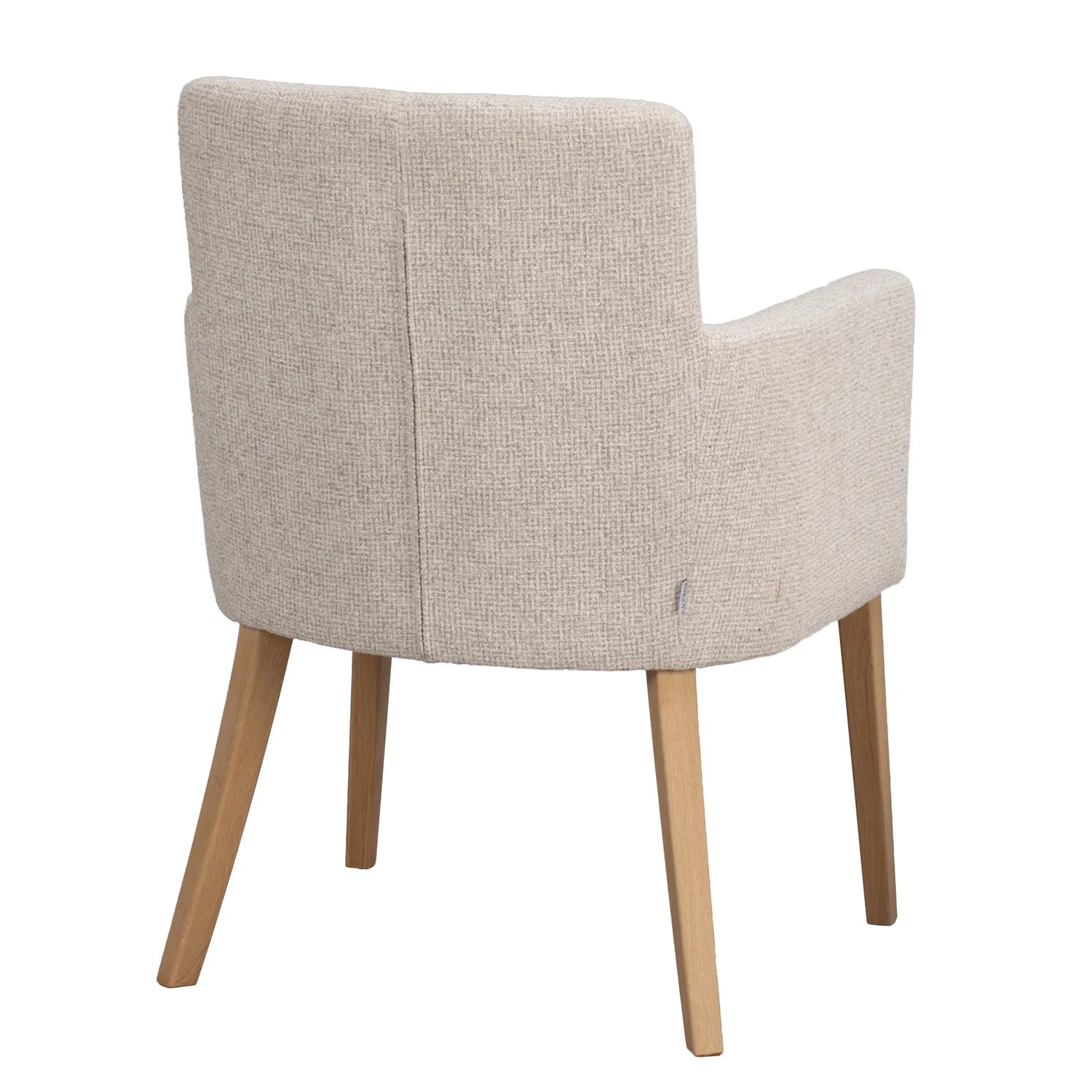 Chaise de salle à manger HUDSON en chêne massif, disponible dans divers tissus