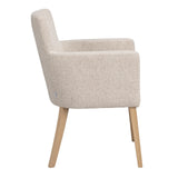 Chaise de salle à manger HUDSON en chêne massif, disponible dans divers tissus
