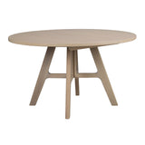 Table de salle à manger STOCKBRIDGE en chêne, 130x130x75 cm
