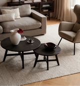 Table basse DUMBARTON en chêne, 60x60x39 cm