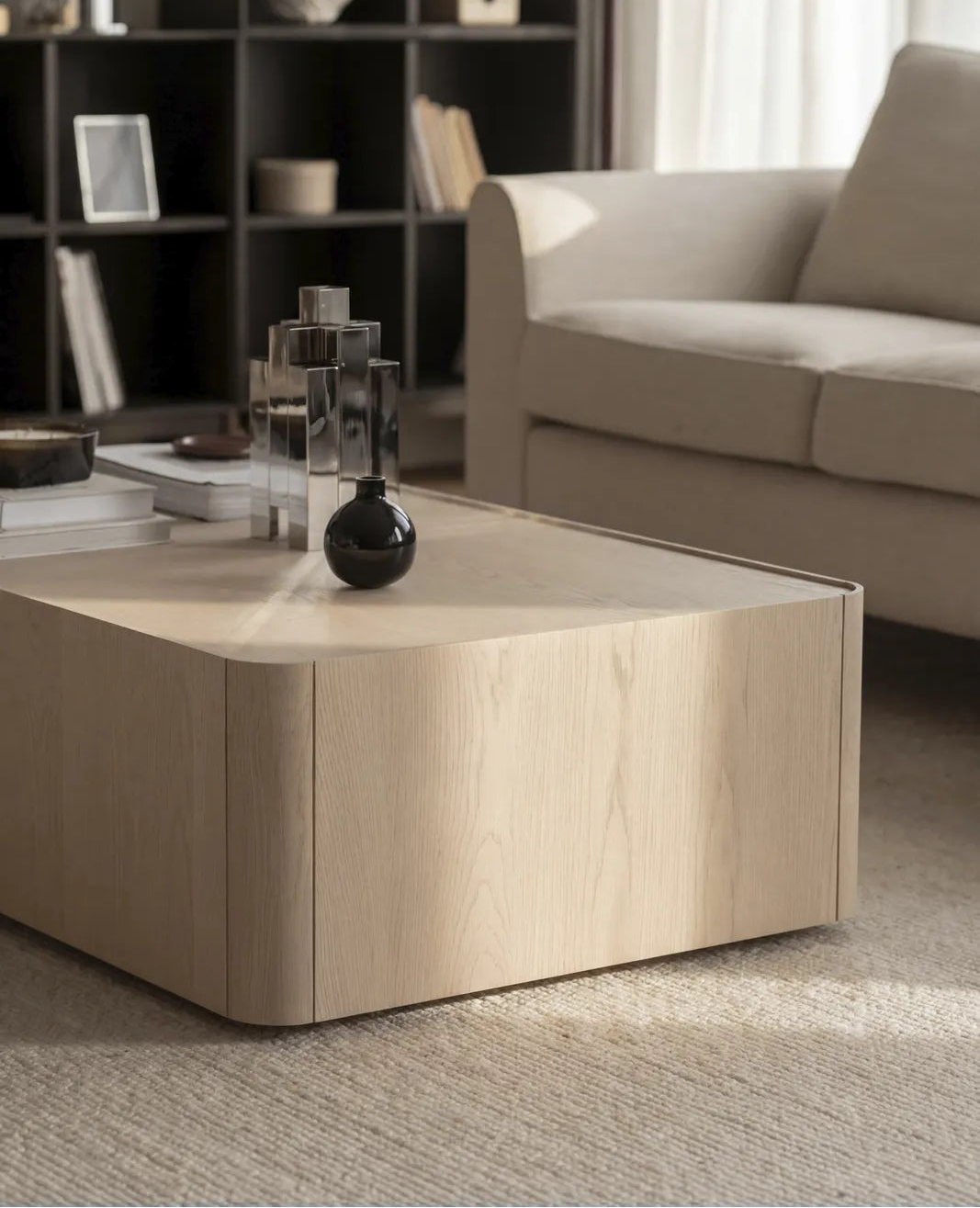 Couchtisch SEABROOK aus Eiche, 130x75x36 cm
