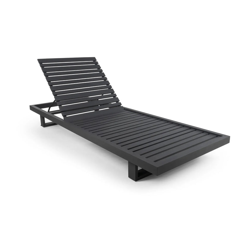 Sonnenliege Ravello aus Aluminium, 225×85×22 cm - ZEN ZONE Furniture