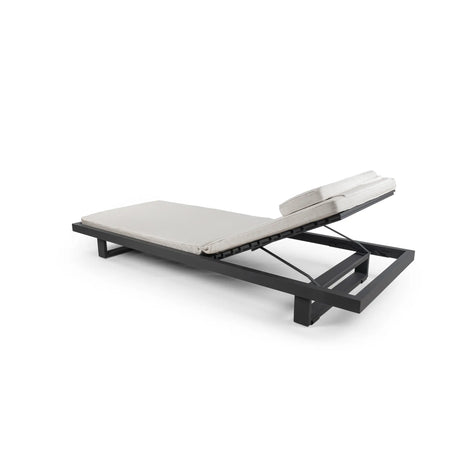Sonnenliege Ravello aus Aluminium, 225×85×22 cm - ZEN ZONE Furniture