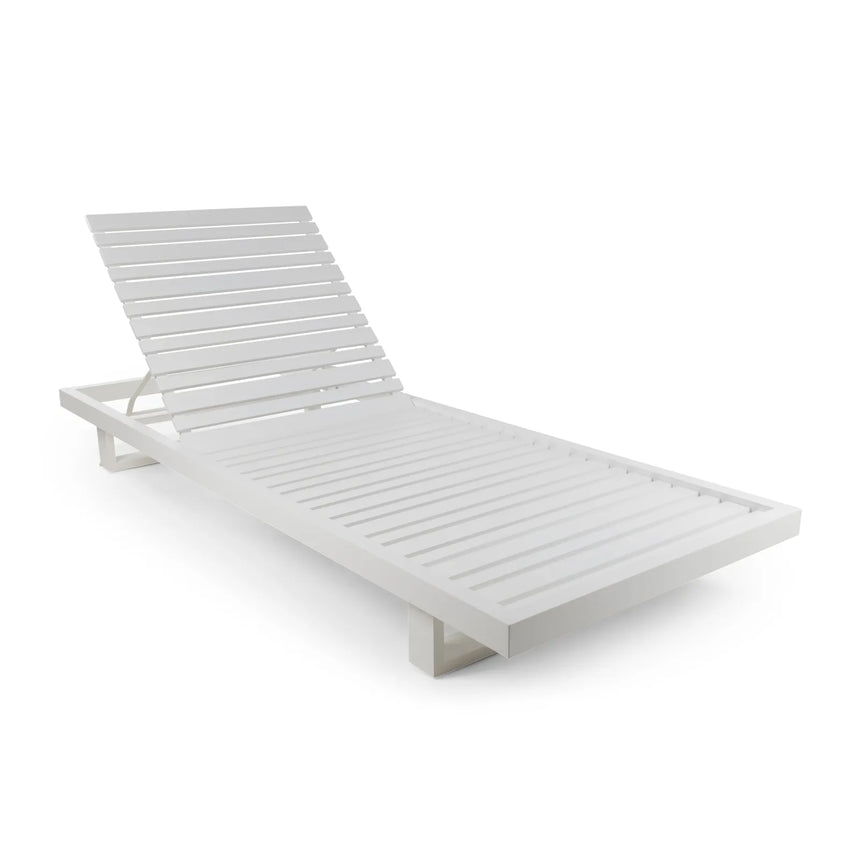 Sonnenliege Ravello aus Aluminium, 225×85×22 cm - ZEN ZONE Furniture