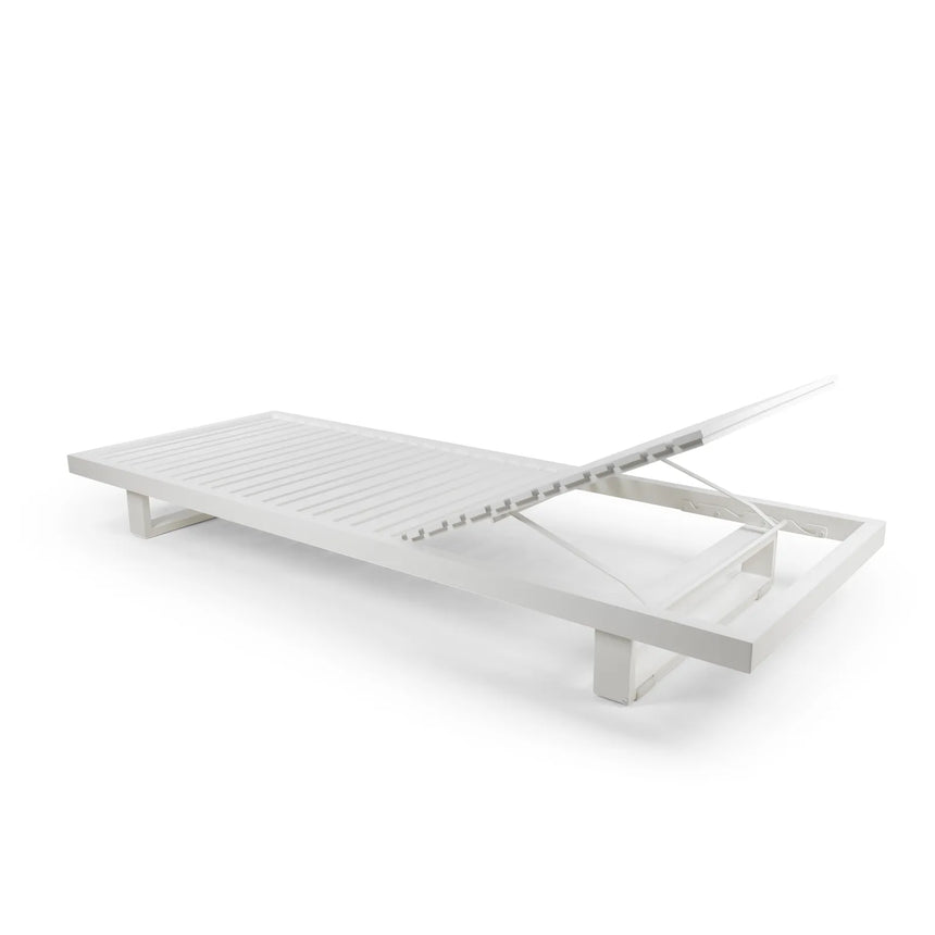 Sonnenliege Ravello aus Aluminium, 225×85×22 cm - ZEN ZONE Furniture