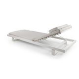 Sonnenliege Ravello aus Aluminium, 225×85×22 cm - ZEN ZONE Furniture