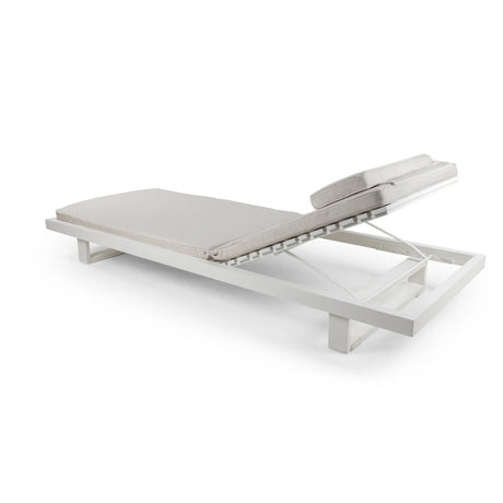 Sonnenliege Ravello aus Aluminium, 225×85×22 cm - ZEN ZONE Furniture