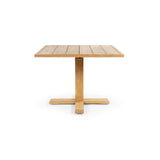 Bistro Gartentisch Catania aus Naturteak, 90×90×75 cm - ZEN ZONE Furniture
