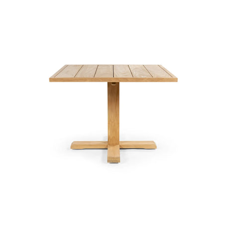 Bistro Gartentisch Catania aus Naturteak, 90×90×75 cm - ZEN ZONE Furniture