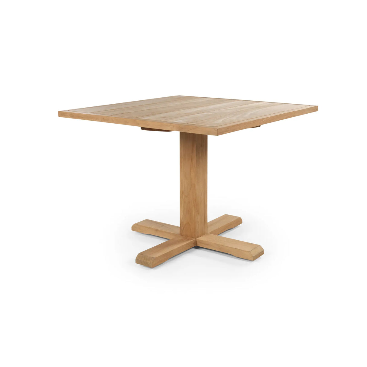 Bistro Gartentisch Catania aus Naturteak, 90×90×75 cm - ZEN ZONE Furniture