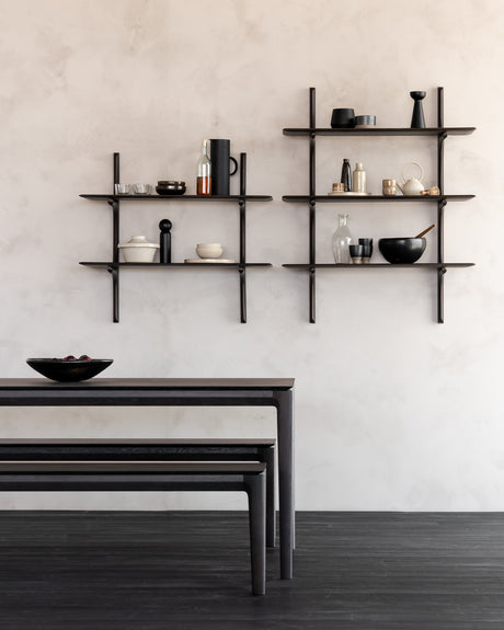 Bok Esstisch - lackierte Eiche - braun - rechteckig - 220 x 95 x 76 cm - ZEN ZONE Furniture