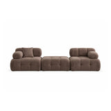 Doblo 3-Seater Sofa with Central Pouf, 300x100 cm