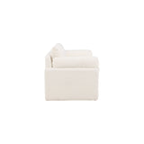 Vindel 2-Sitzer Sofa - Weißer Teddy - ZEN ZONE Furniture