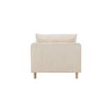 Zero Daybed - Woodlook Beige Fabric - ZEN ZONE Furniture