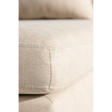 Zero Einzelsofa - Holzoptik Beige Stoff - ZEN ZONE Furniture