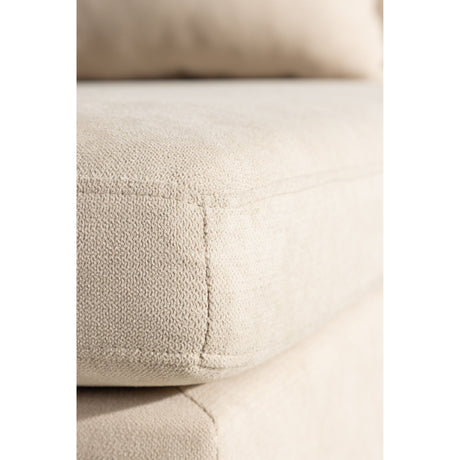 Zero Einzelsofa - Holzoptik Beige Stoff - ZEN ZONE Furniture