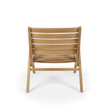 Garten Sessel Positano aus Teak in Natur, 66×80×75 cm - ZEN ZONE Furniture