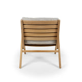 Garten Sessel Positano aus Teak in Natur, 66×80×75 cm - ZEN ZONE Furniture
