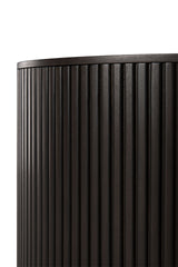 Roller Max Couchtisch - lackiertes Mahagoni - dunkelbraun - rund - abnehmbare Abdeckung - ZEN ZONE