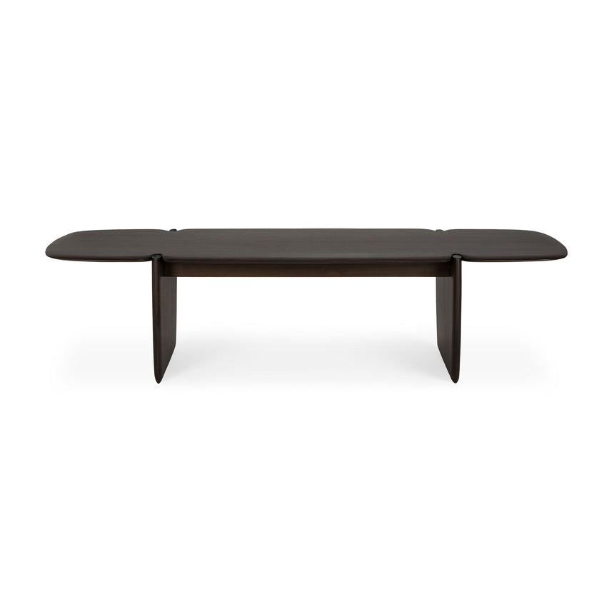 PI Couchtisch - lackiertes Mahagoni - dunkelbraun - rechteckig - ZEN ZONE