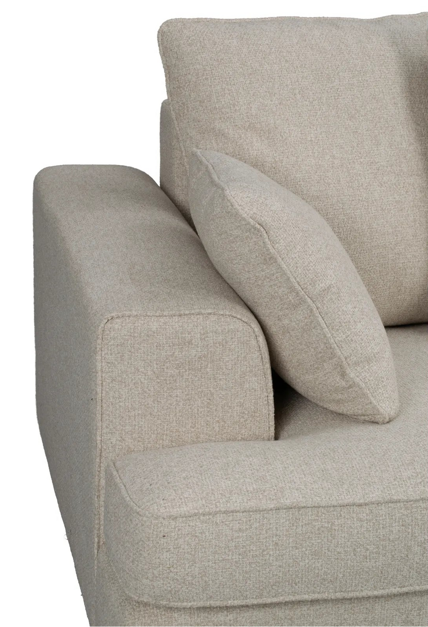 3-seater sofa HARTSVILLE, Cayenne #102 light beige, 231x108x85 cm