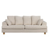 3-seater sofa HARTSVILLE, Cayenne #102 light beige, 231x108x85 cm