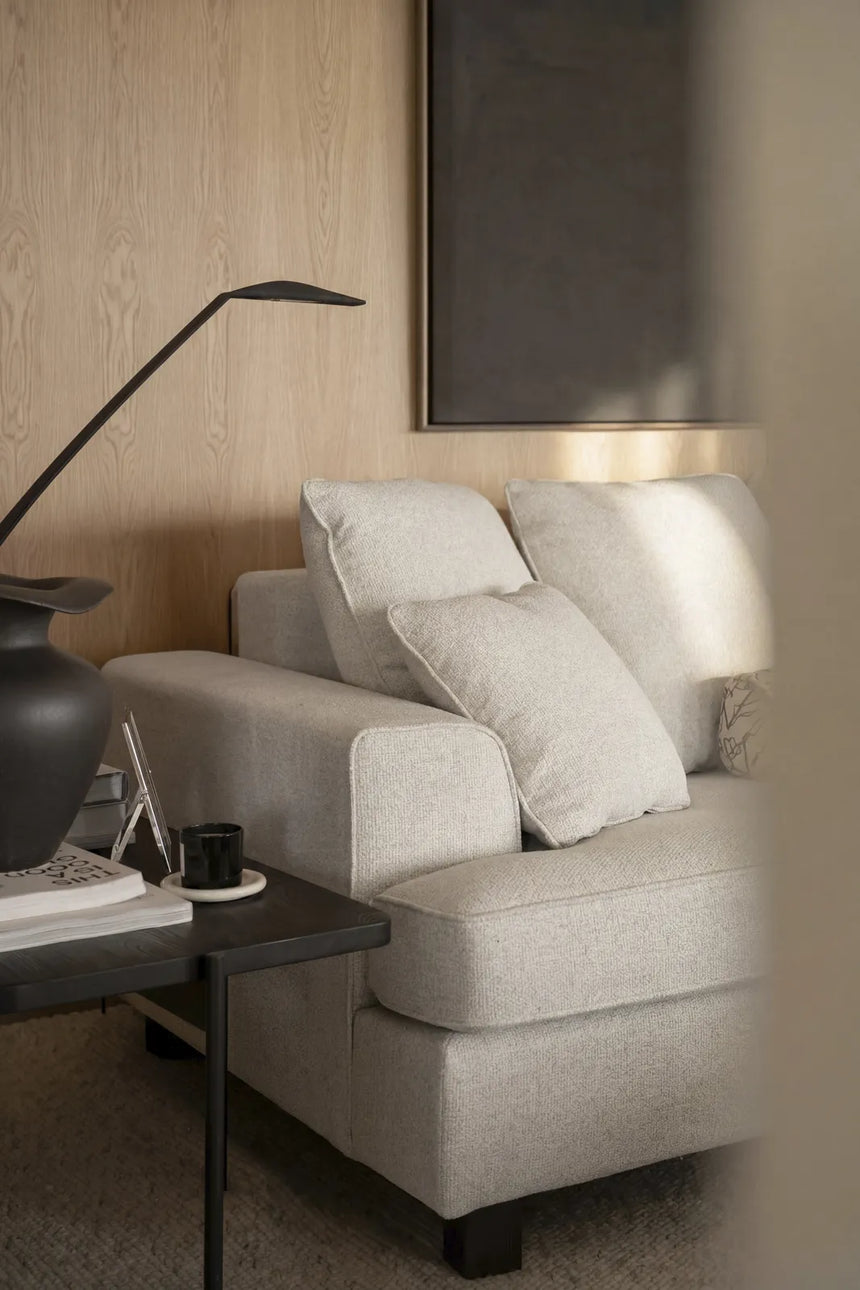 3-seater sofa HARTSVILLE, Cayenne #102 light beige, 231x108x85 cm