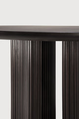 Roller Max Esstisch - lackiertes Mahagoni - dunkelbraun - rund - 150 x 150 x 76 cm - ZEN ZONE Furniture