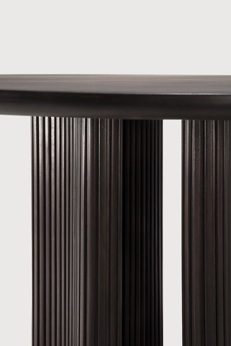 Roller Max Esstisch - lackiertes Mahagoni - dunkelbraun - rund - 150 x 150 x 76 cm - ZEN ZONE Furniture