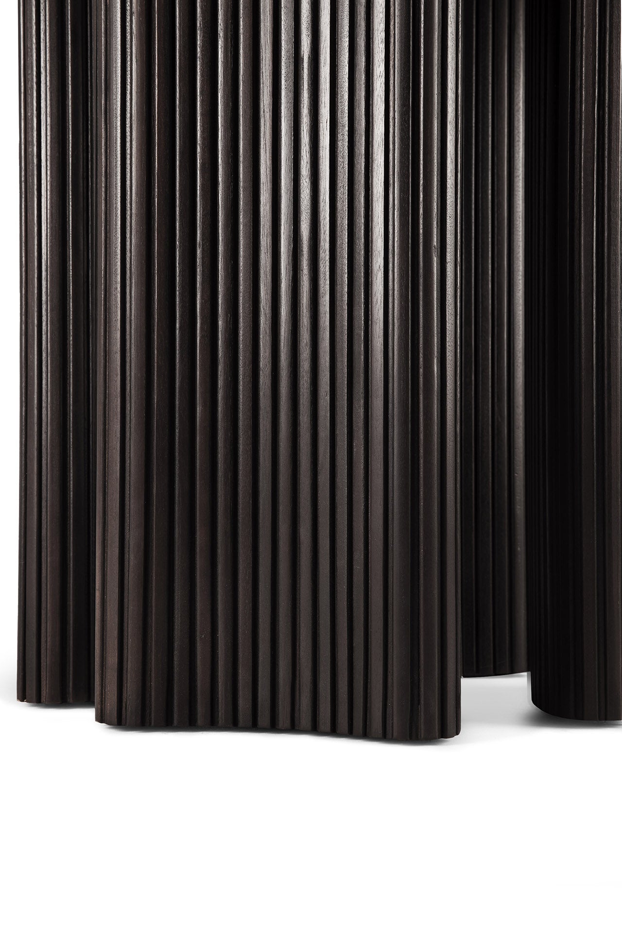 Roller Max Esstisch - lackiertes Mahagoni - dunkelbraun - rund - 150 x 150 x 76 cm - ZEN ZONE Furniture