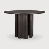 Roller Max Esstisch - lackiertes Mahagoni - dunkelbraun - rund - 150 x 150 x 76 cm - ZEN ZONE Furniture