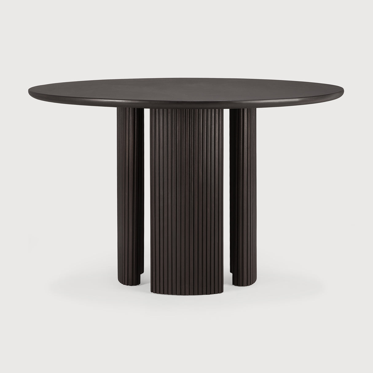 Roller Max Esstisch - lackiertes Mahagoni - dunkelbraun - rund - 150 x 150 x 76 cm - ZEN ZONE Furniture