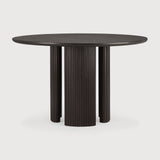 Roller Max Esstisch - lackiertes Mahagoni - dunkelbraun - rund - 150 x 150 x 76 cm - ZEN ZONE Furniture