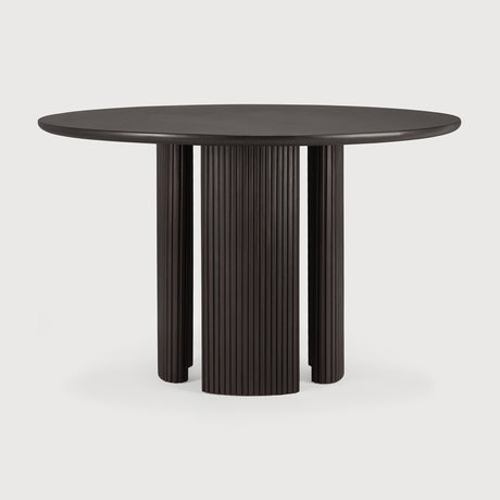 Roller Max Esstisch - lackiertes Mahagoni - dunkelbraun - rund - 150 x 150 x 76 cm - ZEN ZONE Furniture