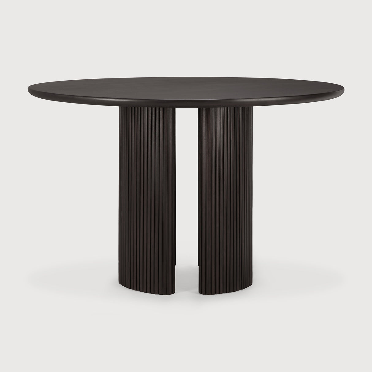 Roller Max Esstisch - lackiertes Mahagoni - dunkelbraun - rund - 150 x 150 x 76 cm - ZEN ZONE Furniture