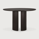 Roller Max Esstisch - lackiertes Mahagoni - dunkelbraun - rund - 150 x 150 x 76 cm - ZEN ZONE Furniture
