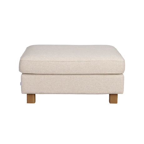 Fußhocker HARTSVILLE, Cayenne #102 lichtbeige, 100x80x46 cm - ZEN ZONE Furniture