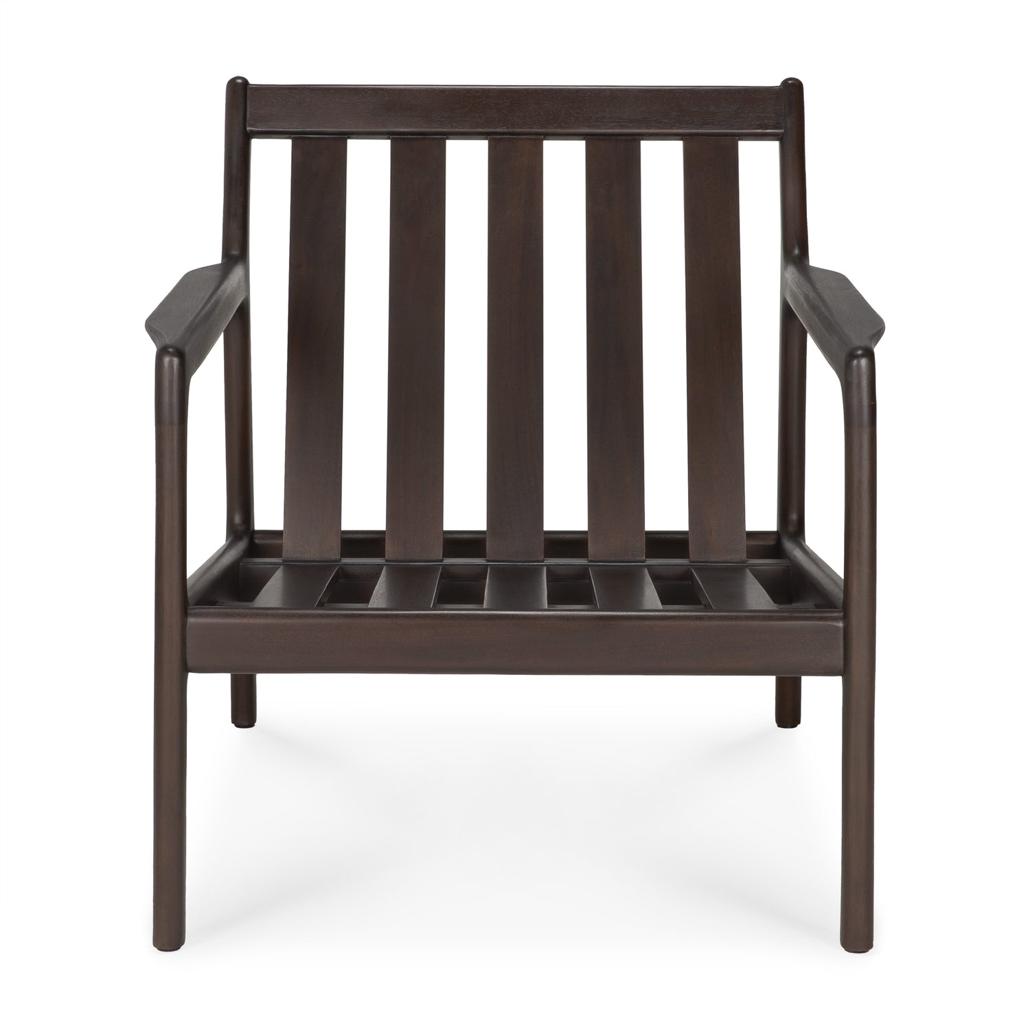 Jack Loungestuhlgestell - lackiertes Mahagoni - dunkelbraun - 69 x 87 x 74 cm - ZEN ZONE Furniture