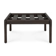 Jack Fußschemelgestell - lackiertes Mahagoni - dunkelbraun - 56 x 50 x 28 cm - ZEN ZONE Furniture