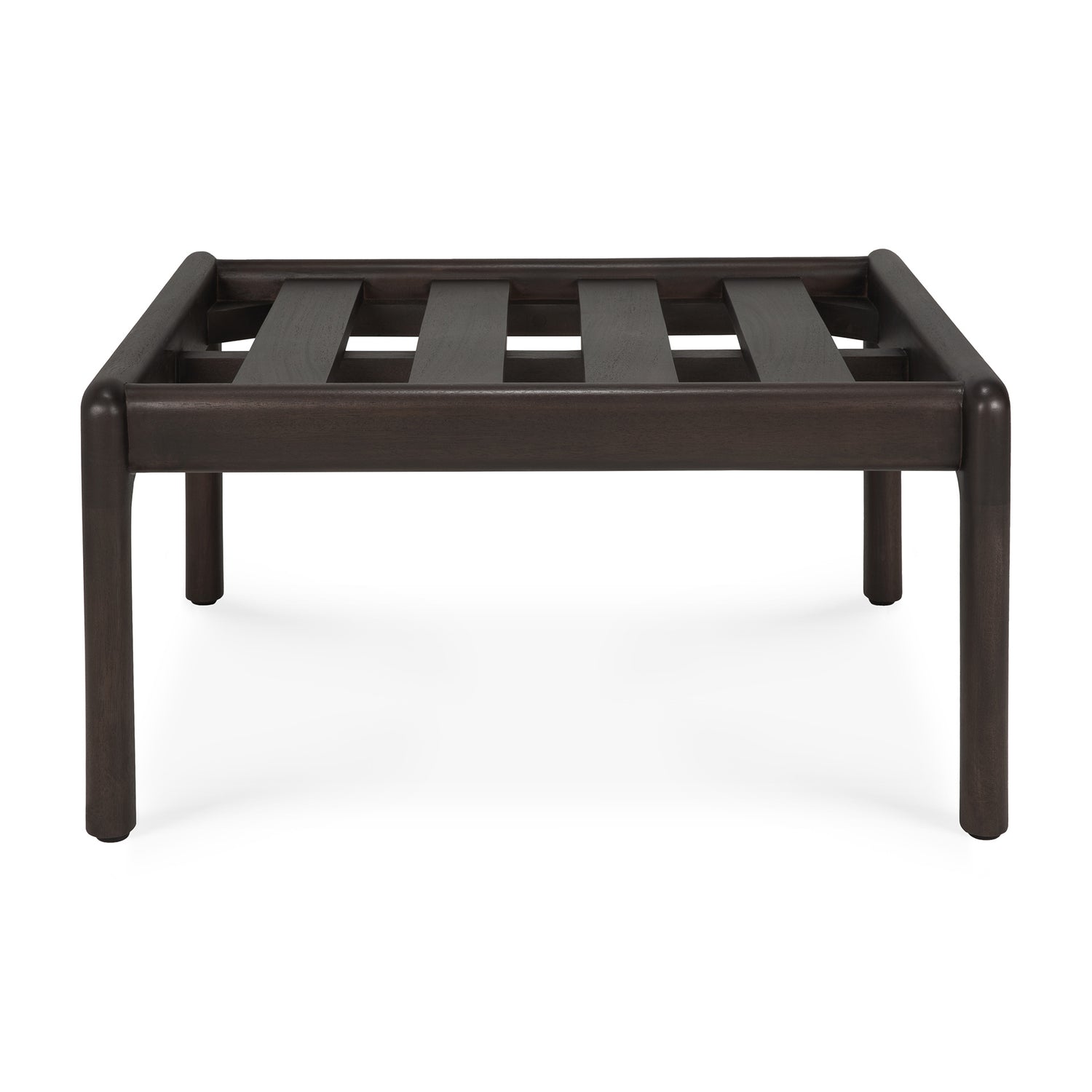 Jack Fußschemelgestell - lackiertes Mahagoni - dunkelbraun - 56 x 50 x 28 cm - ZEN ZONE Furniture