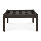 Jack Fußschemelgestell - lackiertes Mahagoni - dunkelbraun - 56 x 50 x 28 cm - ZEN ZONE Furniture