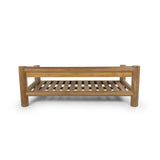 3-Sitzer Garten Sofa Camogli Teakholz in Natur, 191×92×66 cm - ZEN ZONE Furniture