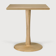 Torsion Esstisch - lackierte Eiche - quadratisch - 70 x 70 x 76 cm - ZEN ZONE Furniture
