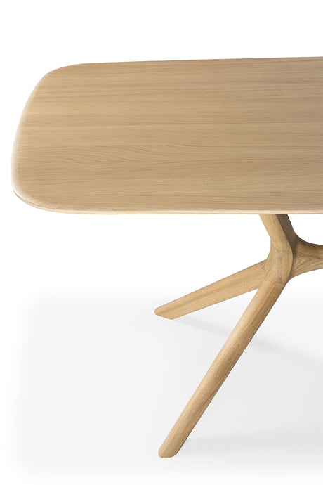 X Esstisch - Eiche - rechteckig - 200 x 100 x 76 cm - ZEN ZONE