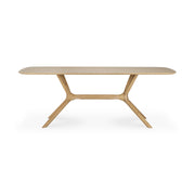 X Esstisch - Eiche - rechteckig - 200 x 100 x 76 cm - ZEN ZONE