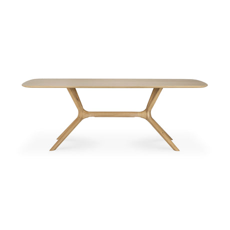 X Esstisch - Eiche - rechteckig - 200 x 100 x 76 cm - ZEN ZONE