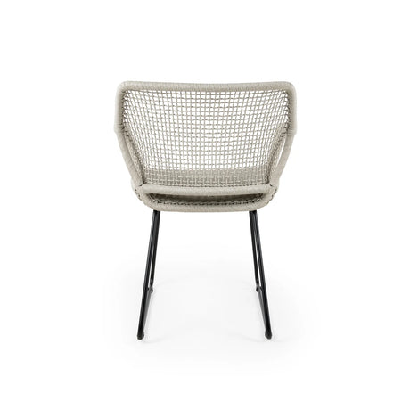 ESTA Gartenstuhl aus Aluminium Leinen geflechtet - ZEN ZONE Furniture